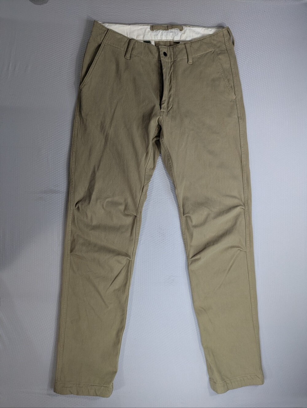 Relwen Flyweight Flex Chino Pants 32x32 Soft Cotton Fatigue Military huckberry
